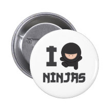 I love ninjas button
