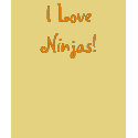 I Love Ninjas! t-shirts by theWB81 I Love Ninjas! t-shirts