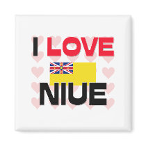 I Love Niue magnets by tshirtshirts I Love Niue magnets