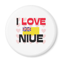 I Love Niue magnets by tshirtshirts I Love Niue magnets