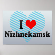 I Love Nizhnekamsk, Russia Posters