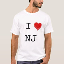 I love NJ t-shirts