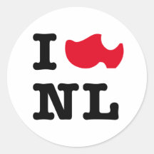I love NL, I love Holland Sticker