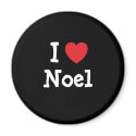 I love Noel heart T-Shirt magnets