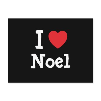 I love Noel heart T-Shirt Post Cards by funnycustomtshirts