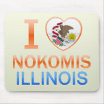 I Love Nokomis, IL Mouse Pads
