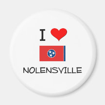 I Love Nolensville Tennessee Fridge Magnets