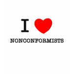 I Love Nonconformists T-shirts