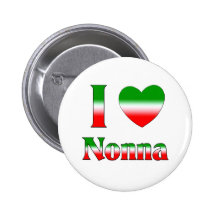I Love Nonna (Italian Grandmother) Pin