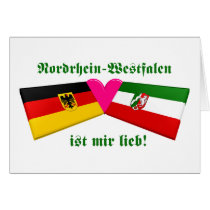 I Love Nordrhein-Westfalen ist mir lieb cards