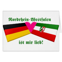 I Love Nordrhein-Westfalen ist mir lieb cards
