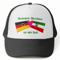 I Love Nordrhein-Westfalen ist mir lieb hats by Vexillophile I Love Nordrhein-Westfalen ist mir lieb hats