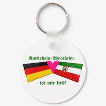 I Love Nordrhein-Westfalen ist mir lieb keychains by Vexillophile I Love Nordrhein-Westfalen ist mir lieb keychains