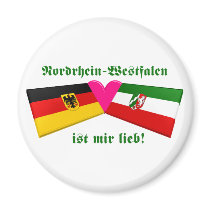 I Love Nordrhein-Westfalen ist mir lieb magnets