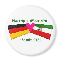 I Love Nordrhein-Westfalen ist mir lieb magnets