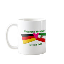 I Love Nordrhein-Westfalen ist mir lieb mugs by Vexillophile I Love Nordrhein-Westfalen ist mir lieb mugs