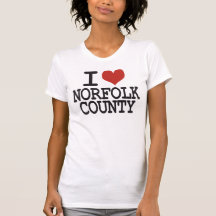 I love Norfolk County Tee Shirts