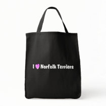 I Love Norfolk Terriers bags by mrscookiedog I Love Norfolk Terriers bags