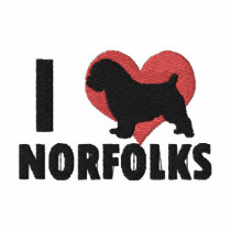 I Love Norfolks Embroidered Shirt (T-Shirt) embroidered shirts