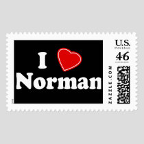 I Love Norman postage by Rep_Yo_City I Love Norman postage