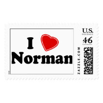 I Love Norman Stamp