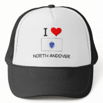 I Love North Andover Massachusetts Mesh Hats