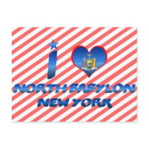 I love North Babylon, New York Postcards