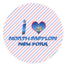 I love North Babylon, New York Sticker