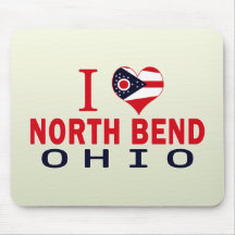 I love North Bend, Ohio Mouse Pads