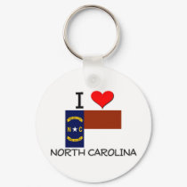 I Love North Carolina keychains by flagshirt I Love North Carolina keychains
