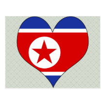 I Love North Korea Postcards