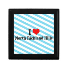I Love North Richland Hills, United States Jewelry Box