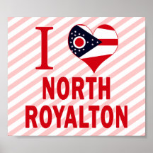 I love North Royalton, Ohio Poster