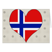 I Love Norway Greeting Card