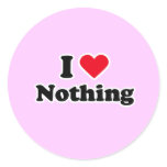 I love nothing stickers