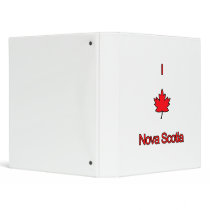 I Love Nova Scotia Binder