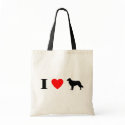 I Love Nova Scotia Duck Tolling Retrievers Bag