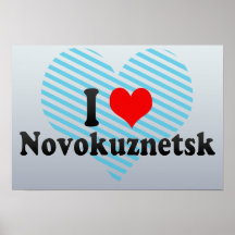 I Love Novokuznetsk, Russia Print