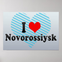 I Love Novorossiysk, Russia Print