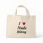 I Love Nude Hiking bags
