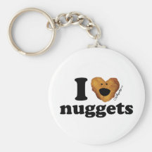 I love nuggets keychains