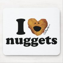 I love nuggets mousepads by CityRoyalty I love nuggets mousepads