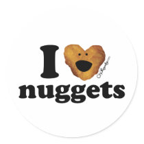 I love nuggets stickers by CityRoyalty I love nuggets stickers