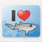 I Love Nurse Sharks Standard Mousepad
