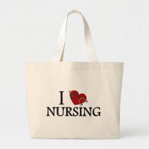 I Love Nursing Bags