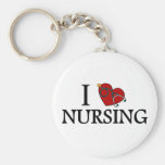I Love Nursing Key Chain
