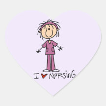 I Love Nursing T-shirts and Gifts Stickers