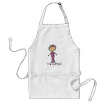 I Love Nursing Tshirts and Gifts Apron