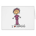 I Love Nursing Tshirts and Gifts cards