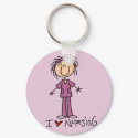 I Love Nursing Tshirts and Gifts keychains by nurse_doctor I Love Nursing Tshirts and Gifts keychains